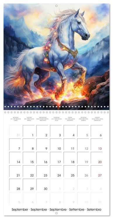 Produktbild: Kohrt, S: Chevaux fabuleux des l&eacute;gendes et des mythes (Calen