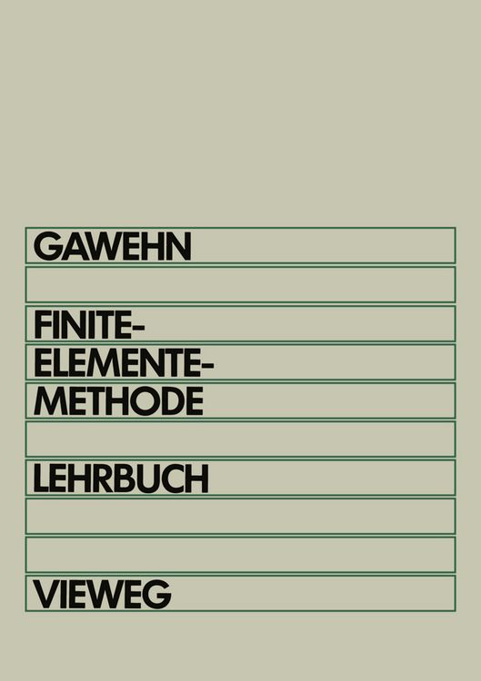 Produktbild: Finite-Elemente-Methode