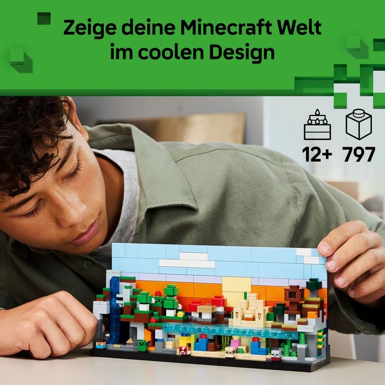 Produktbild: LEGO Minecraft 21589 Mini-Biome, Spielzeug f&uuml;r Kinder ab 12 Jahren