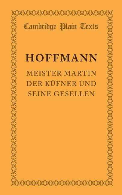 Produktbild: Hoffmann, E: Meister Martin der k&uuml;fner und seine Gesellen