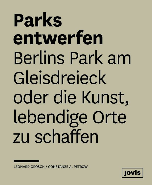 Produktbild: Parks entwerfen