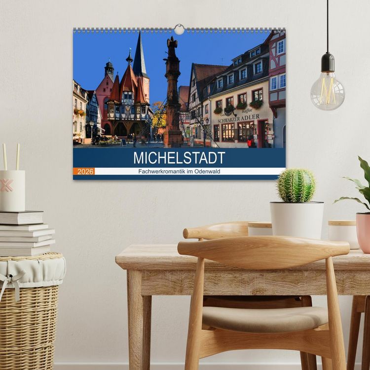 Produktbild: Michelstadt - Fachwerkromantik im Odenwald (Wandkalender 2026 DIN A3 quer), CALVENDO Monatskalender