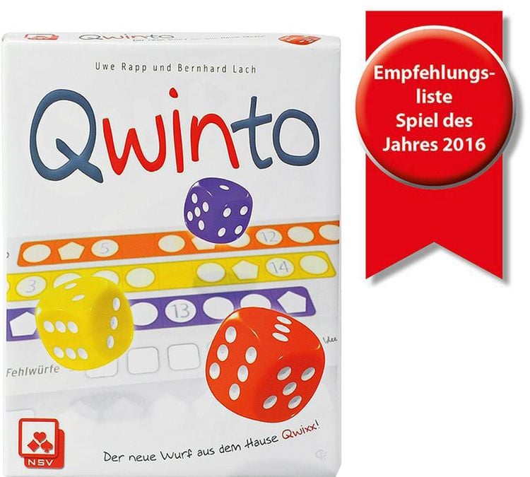 Produktbild: Qwinto, W&uuml;rfelspiel