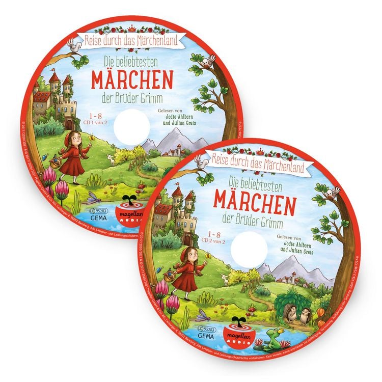 Produktbild: Reise durch das M&auml;rchenland - Die beliebtesten M&auml;rchen der Br&uuml;der Grimm (Audio-CD)