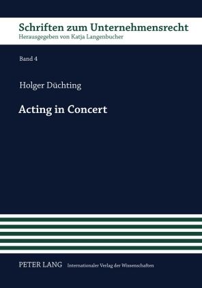 Produktbild: Acting in Concert