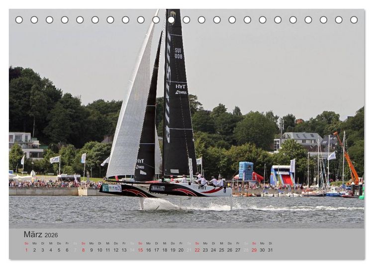 Produktbild: High Speed Katamarane - Schwebend ans Limit (Tischkalender 2026 DIN A5 quer), CALVENDO Monatskalender