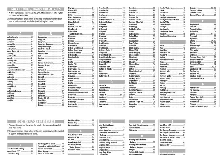 Produktbild: Lake District A-Z Visitors Map