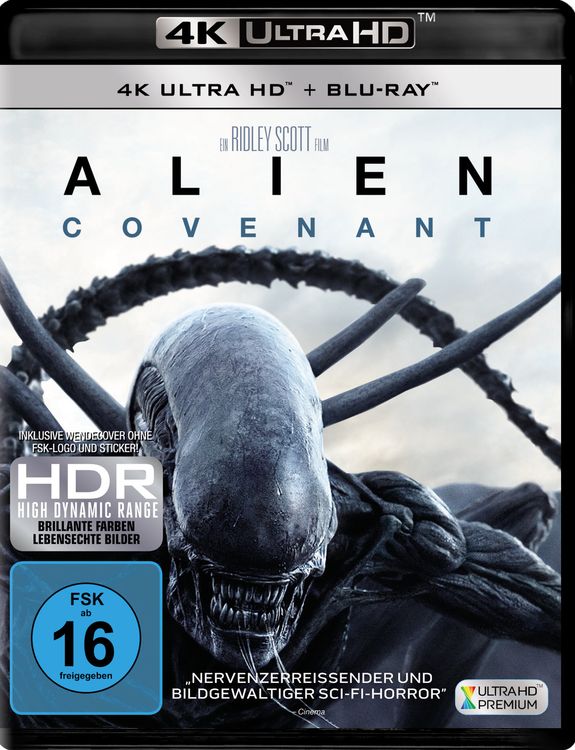 Produktbild: Alien: Covenant (4K Ultra HD) (+ Blu-ray)
