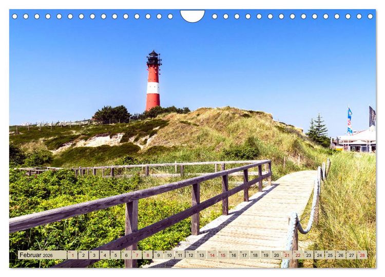 Produktbild: SYLT D&uuml;nenwege (Wandkalender 2026 DIN A4 quer), CALVENDO Monatskalender