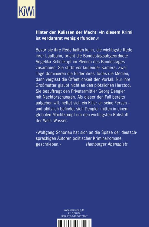 Produktbild: Fremde Wasser / Georg Dengler Band 3