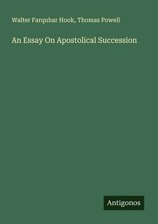 Produktbild: An Essay On Apostolical Succession