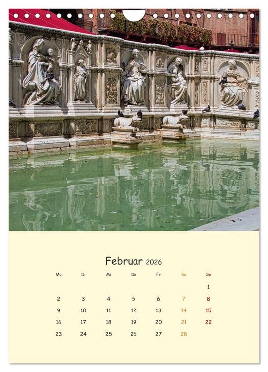 Produktbild: Siena - Impressionen (Wandkalender 2026 DIN A4 hoch), CALVENDO Monatskalender