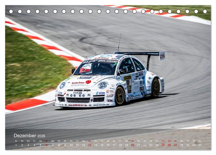 Produktbild: N&uuml;rburgring Langstreckenmeisterschaft (Tischkalender 2026 DIN A5 quer), CALVENDO Monatskalender