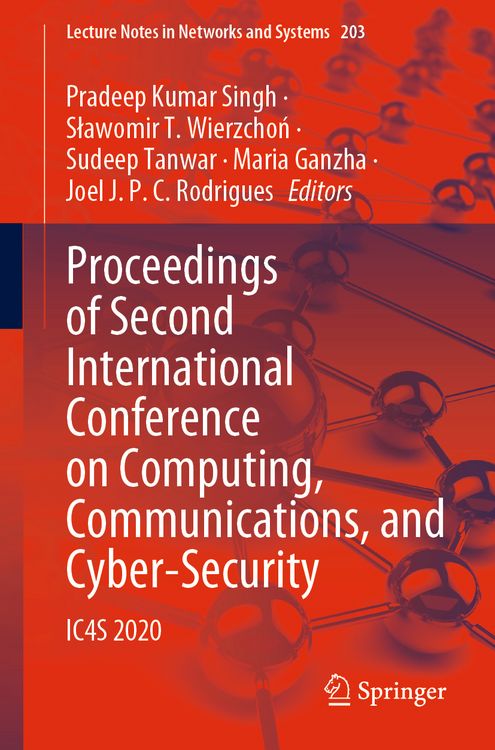 Produktbild: Proceedings of Second International Conference on Computing, Communications, and Cyber-Security
