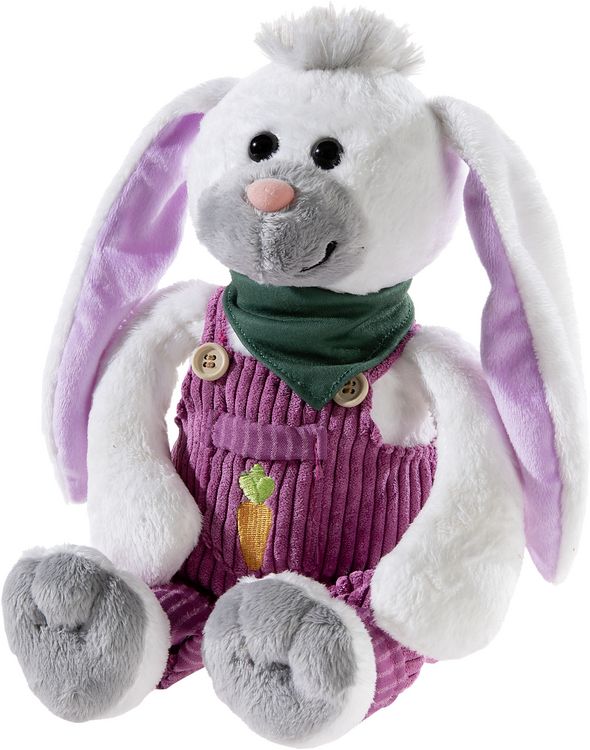 Produktbild: Heunec 335370 - Hase, Latzhosen Gang, Stofftier, Pl&uuml;schtier, 35cm