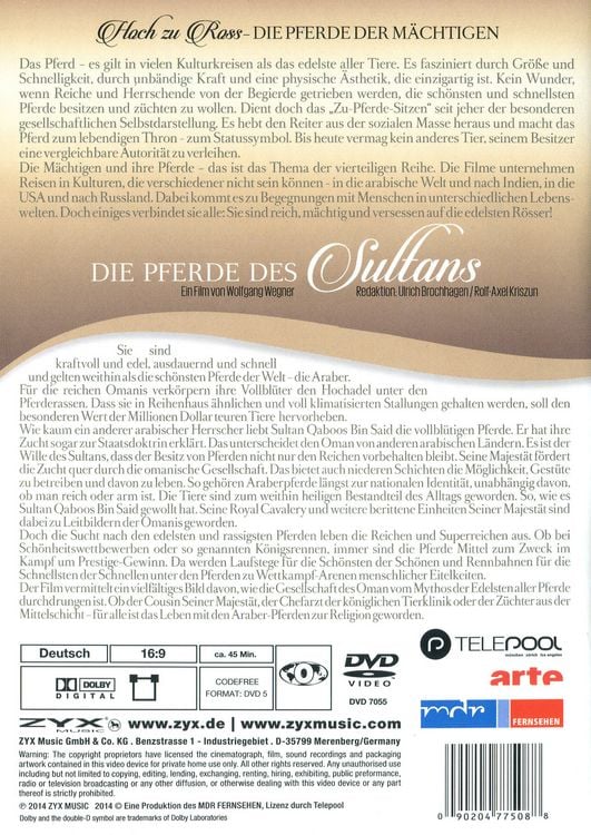 Produktbild: Die Pferde des Sultans - Hoch zu Ross