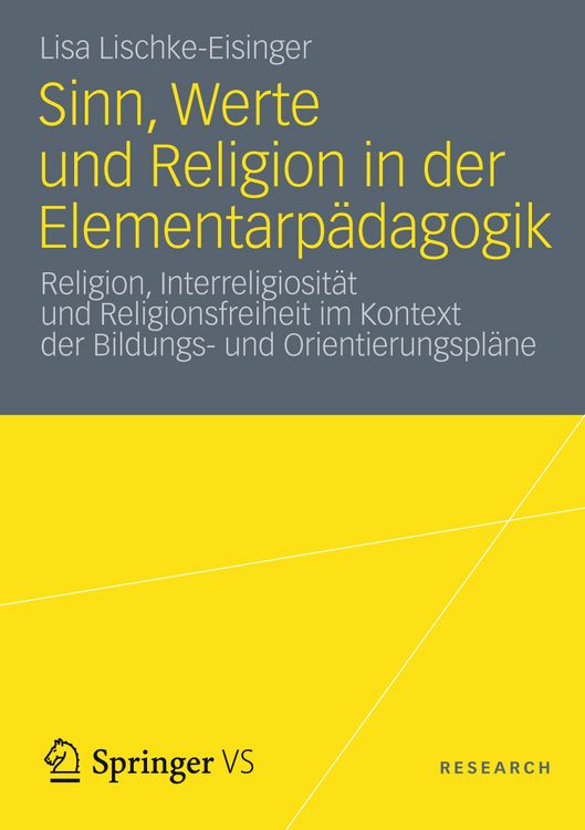 Produktbild: Sinn, Werte und Religion in der Elementarp&auml;dagogik