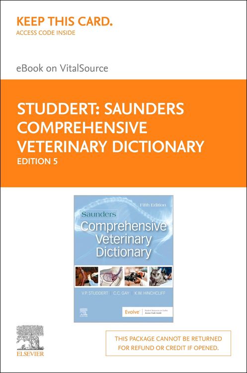 Produktbild: Saunders Comprehensive Veterinary Dictionary