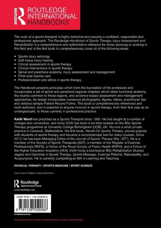 Produktbild: Routledge Handbook of Sports Therapy, Injury Assessment and Rehabilitation