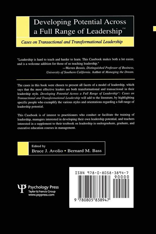 Produktbild: Developing Potential Across a Full Range of Leadership TM