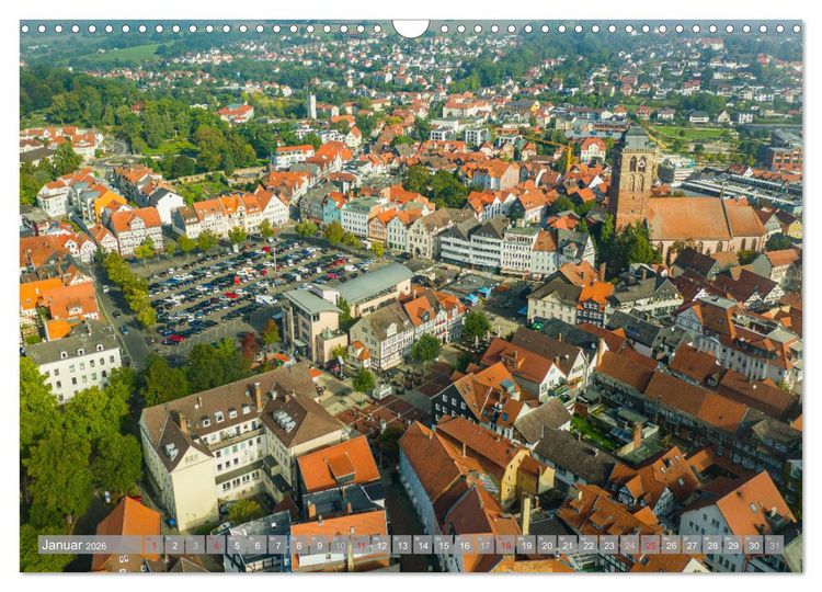 Produktbild: Ein Blick auf Bad Hersfeld (Wandkalender 2026 DIN A3 quer), CALVENDO Monatskalender