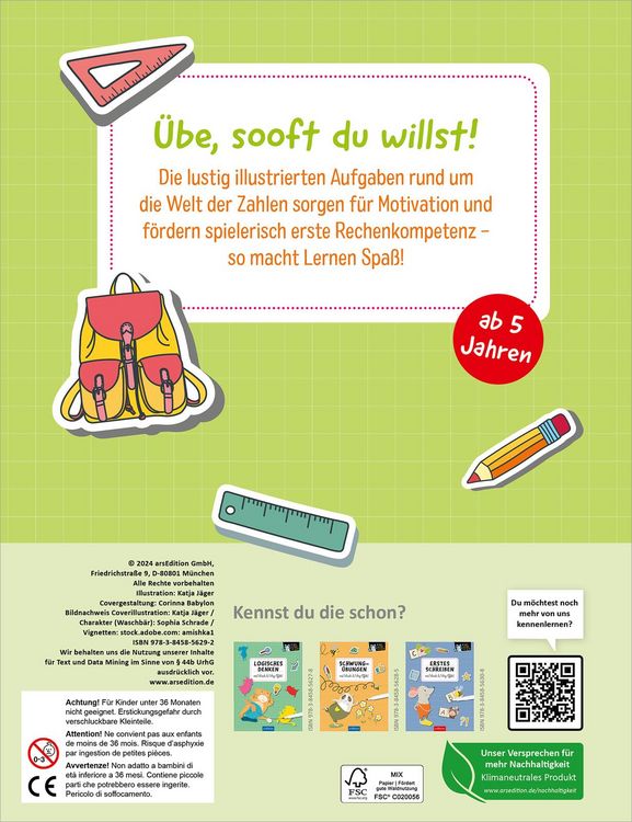 Produktbild: Erstes Lernen mit Spa&szlig; &ndash; Erstes Rechnen