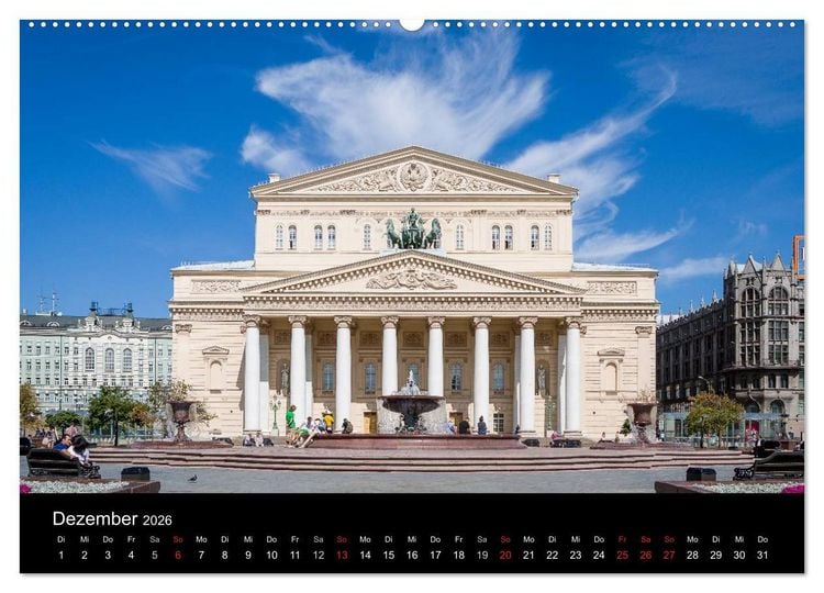 Produktbild: Moskau 2026 (hochwertiger Premium Wandkalender 2026 DIN A2 quer), Kunstdruck in Hochglanz
