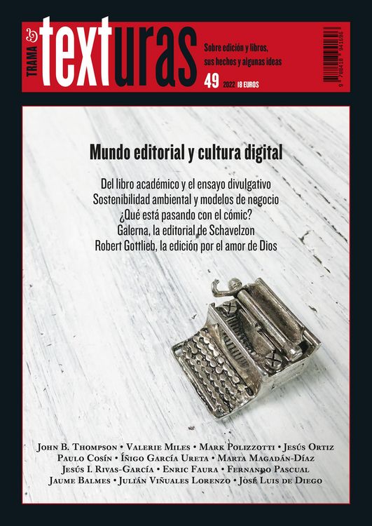 Produktbild: Texturas 49: Mundo editorial y cultura digital
