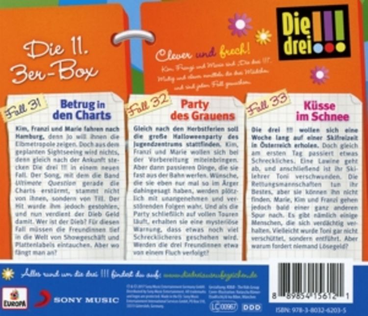Die drei !!! 3er Box - Folgen 31-33
