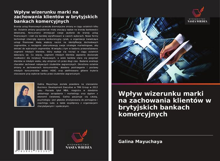 Produktbild: Wp&iquest;yw wizerunku marki na zachowania klient&oacute;w w brytyjskich bankach komercyjnych