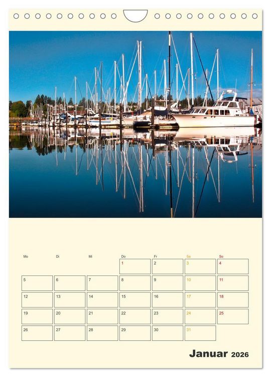 Produktbild: Segeln bis zum Horizont (Wandkalender 2026 DIN A4 hoch), CALVENDO Monatskalender