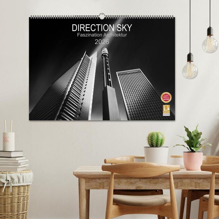 Produktbild: Direction Sky - Faszination Architektur 2026 (Wandkalender 2026 DIN A2 quer), CALVENDO Monatskalender