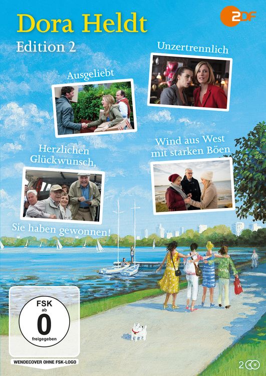 Produktbild: Dora Heldt - Edition 2: Ausgeliebt/Unzertrennlich/Herzlichen Gl&uuml;ckwunsch, Sie haben gewonnen!/Wind aus West mit starken B&ouml;en [2 DVDs]