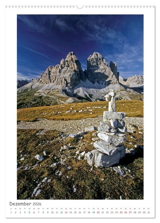 Produktbild: S&uuml;dtirol und Dolomiten (Wandkalender 2026 DIN A2 hoch), CALVENDO Monatskalender