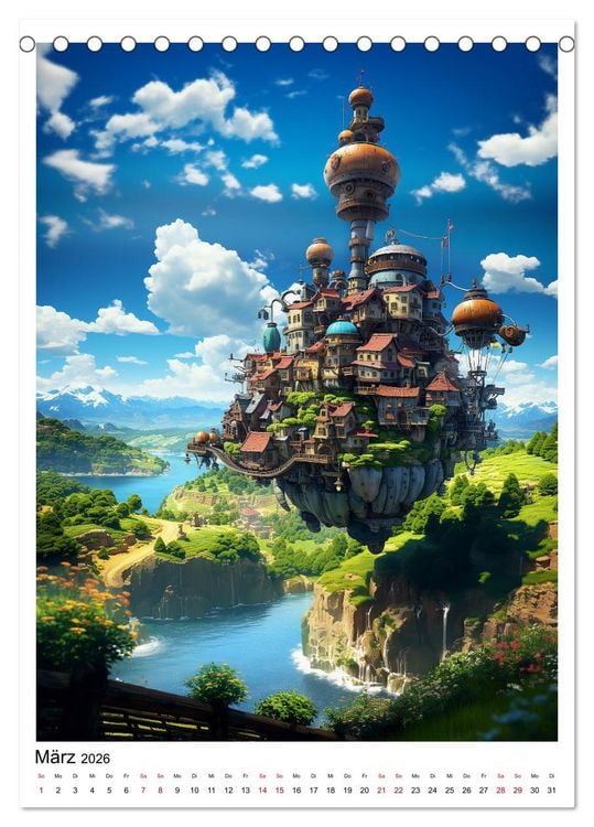Produktbild: Anime Augenschmaus (Tischkalender 2026 DIN A5 hoch), CALVENDO Monatskalender