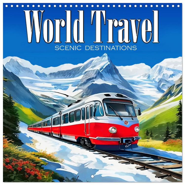 Produktbild: WORLD TRAVEL SCENIC DESTINATIONS (Wall Calendar 2026 12 &times; 12 Inch) CALVENDO 12 Month Wall Calendar