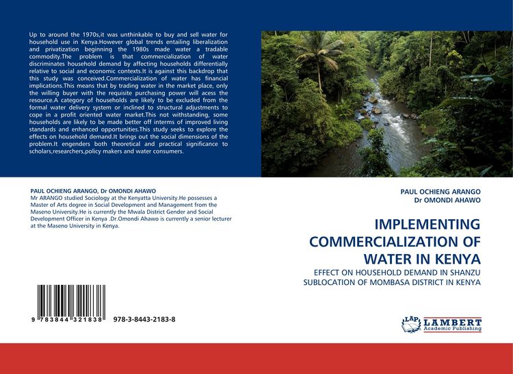 Produktbild: Implementing Commercialization Of Water in Kenya