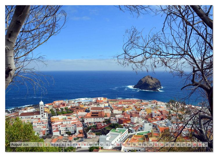 Produktbild: Teneriffa - Insel der Gl&uuml;ckseligen (hochwertiger Premium Wandkalender 2026 DIN A2 quer), Kunstdruck in Hochglanz