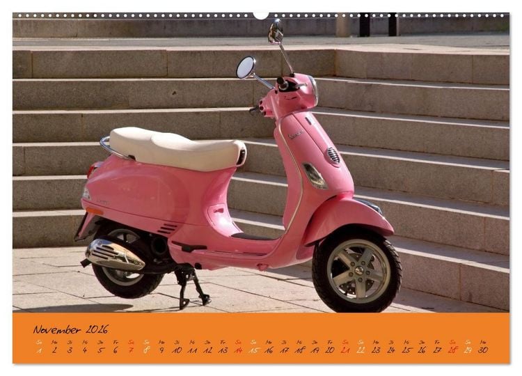 Produktbild: Vespa Liebe (Wandkalender 2026 DIN A2 quer), CALVENDO Monatskalender