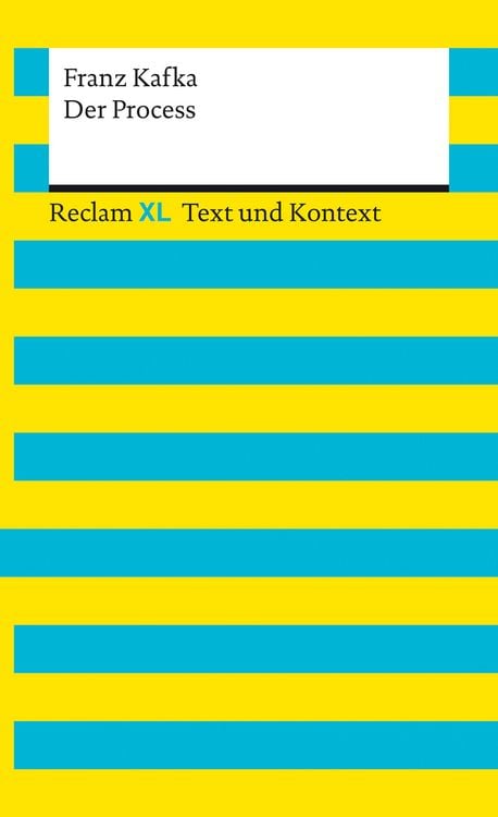 Produktbild: Der Process. Textausgabe mit Kommentar und Materialien