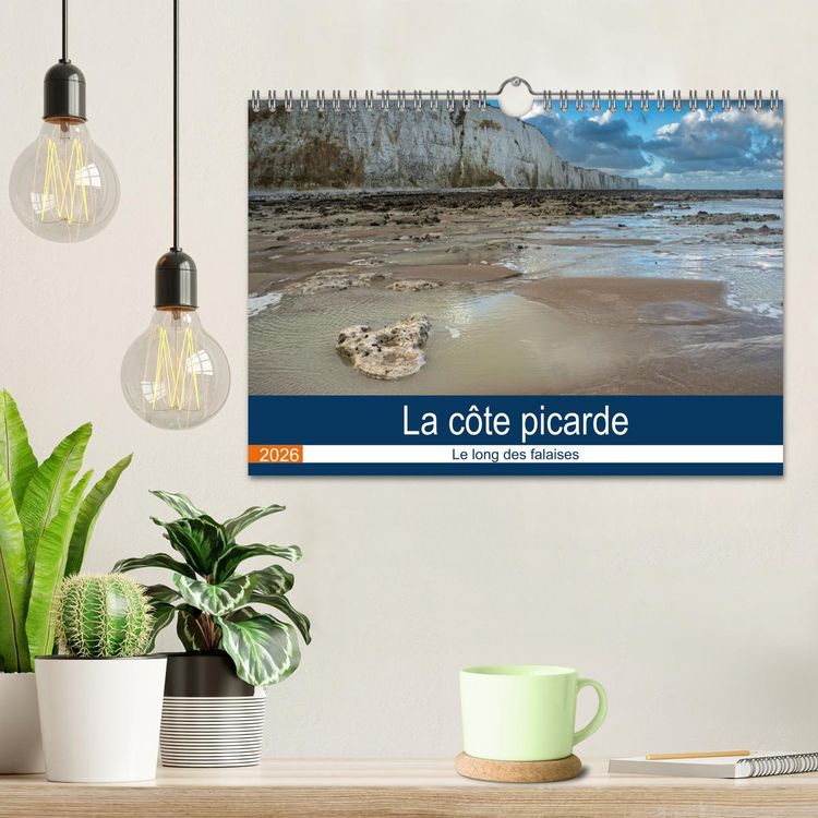 Produktbild: La c&ocirc;te picarde Le long des falaises (Calendrier mural 2026 DIN A4 vertical), CALVENDO calendrier mensuel