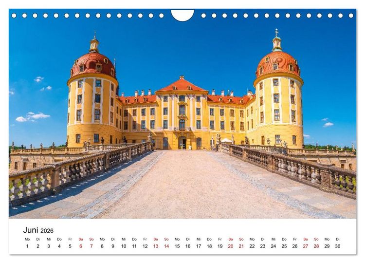 Produktbild: Dresden, Pure Eleganz an der Elbe (Wandkalender 2026 DIN A4 quer), CALVENDO Monatskalender