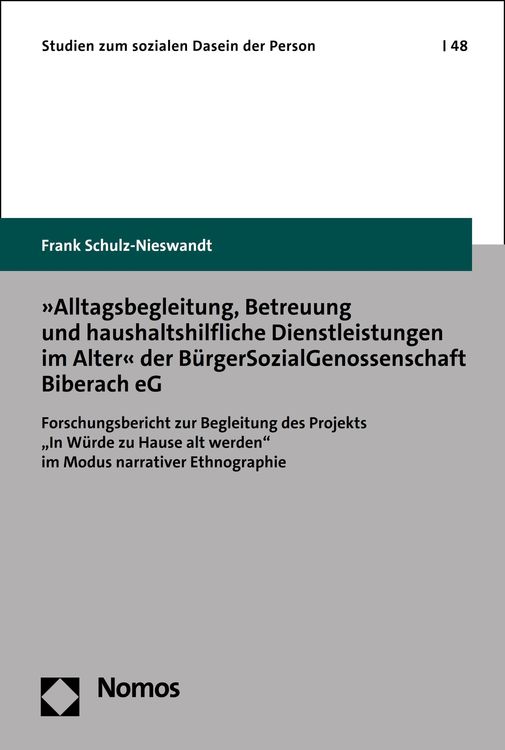 Produktbild: &raquo;Alltagsbegleitung, Betreuung und haushaltshilfliche Dienstleistungen im Alter&laquo; der B&uuml;rgerSozialGenossenschaft Biberach eG