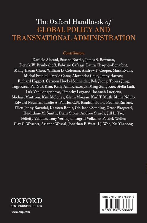 Produktbild: OHB GLOBAL POL & TRANSNAT ADMIN OHBK C