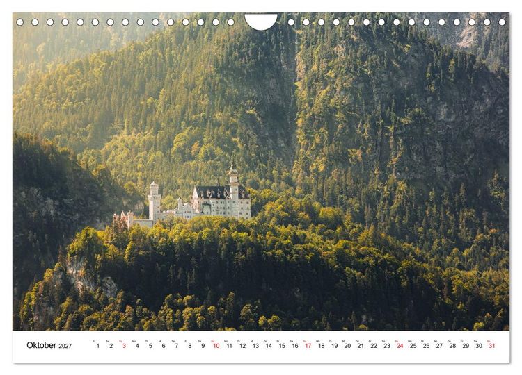 Produktbild: Deutschland - Bayerns Landschafts-Gefl&uuml;ster (Wandkalender 2027 DIN A4 quer), CALVENDO Monatskalender