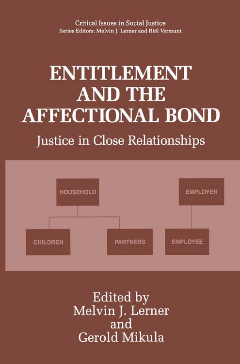 Produktbild: Entitlement and the Affectional Bond