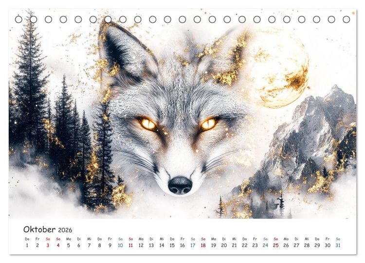 Produktbild: W&auml;chter des Zauberwaldes (Tischkalender 2026 DIN A5 quer), CALVENDO Monatskalender