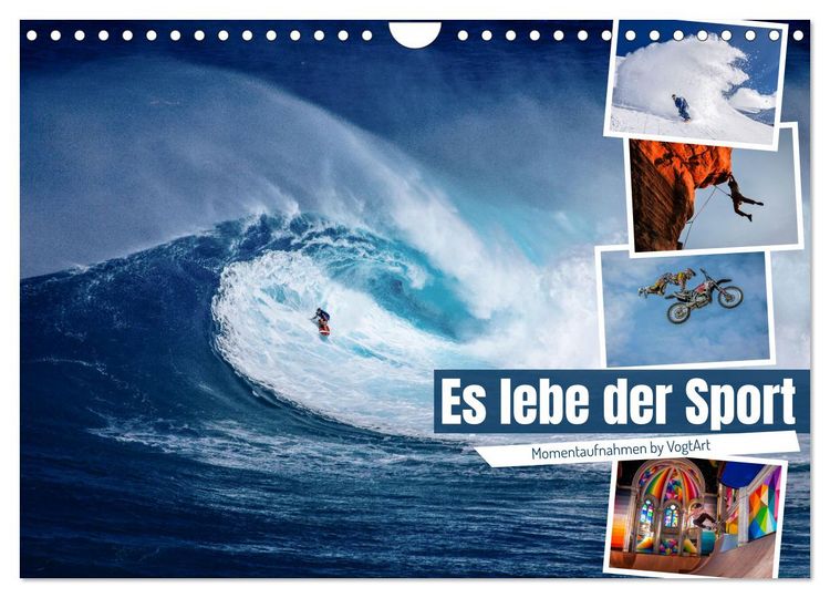 Produktbild: Es lebe der Sport - Momentaufnahmen by VogtArt (Wandkalender 2026 DIN A4 quer), CALVENDO Monatskalender