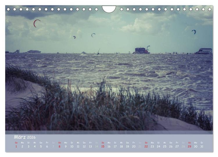 Produktbild: Mein St.Peter-Ording (Wandkalender 2026 DIN A4 quer), CALVENDO Monatskalender