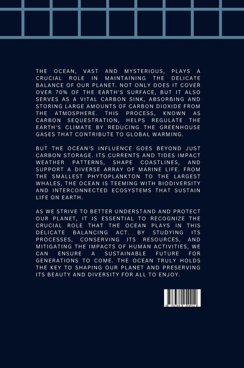 Produktbild: The Balancing Act: How the Ocean Buries Carbon and Shapes Our Planet